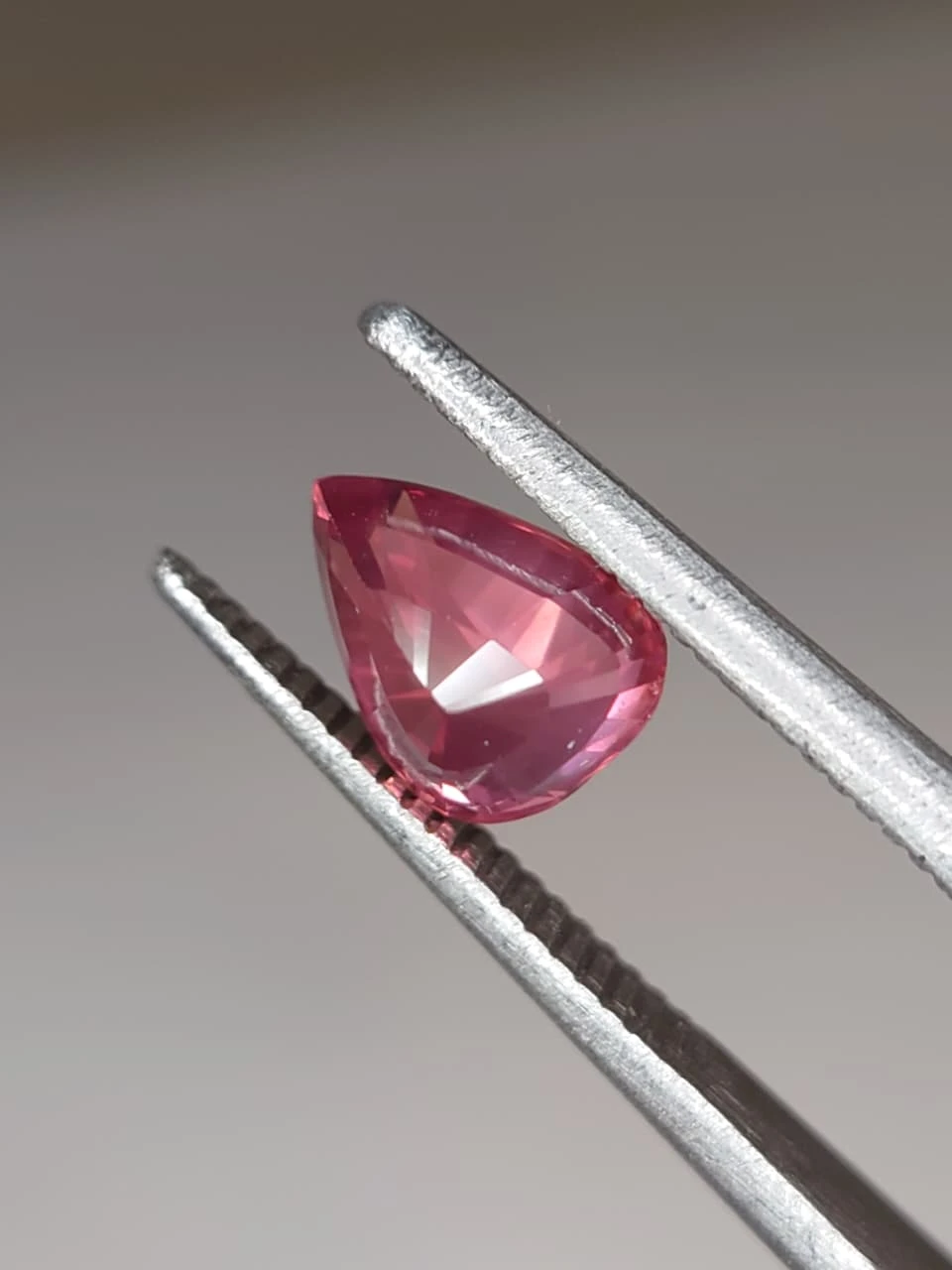1.2ct Natural Pear Faceted Padparacha Sapphire from Srilanka — view 3